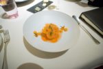 Dallmayr, Restaurant in Munich: Confit scallops from Norway, ponzu vinaigrette, pine nut panna cotta
