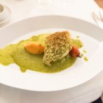 French restaurant in Munich – Nut crusted fish