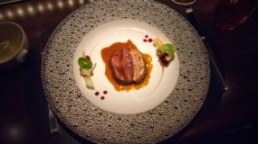 L'Atelier Robuchon in Montreal - The deer and foie gras dish