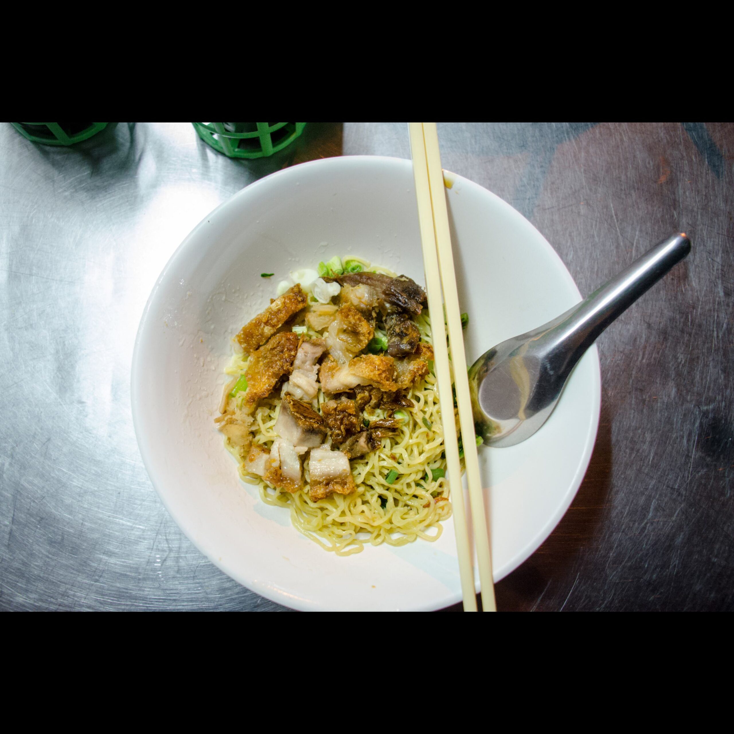 Bangkok Thai Cuisine: Crispy Pork and Noodles