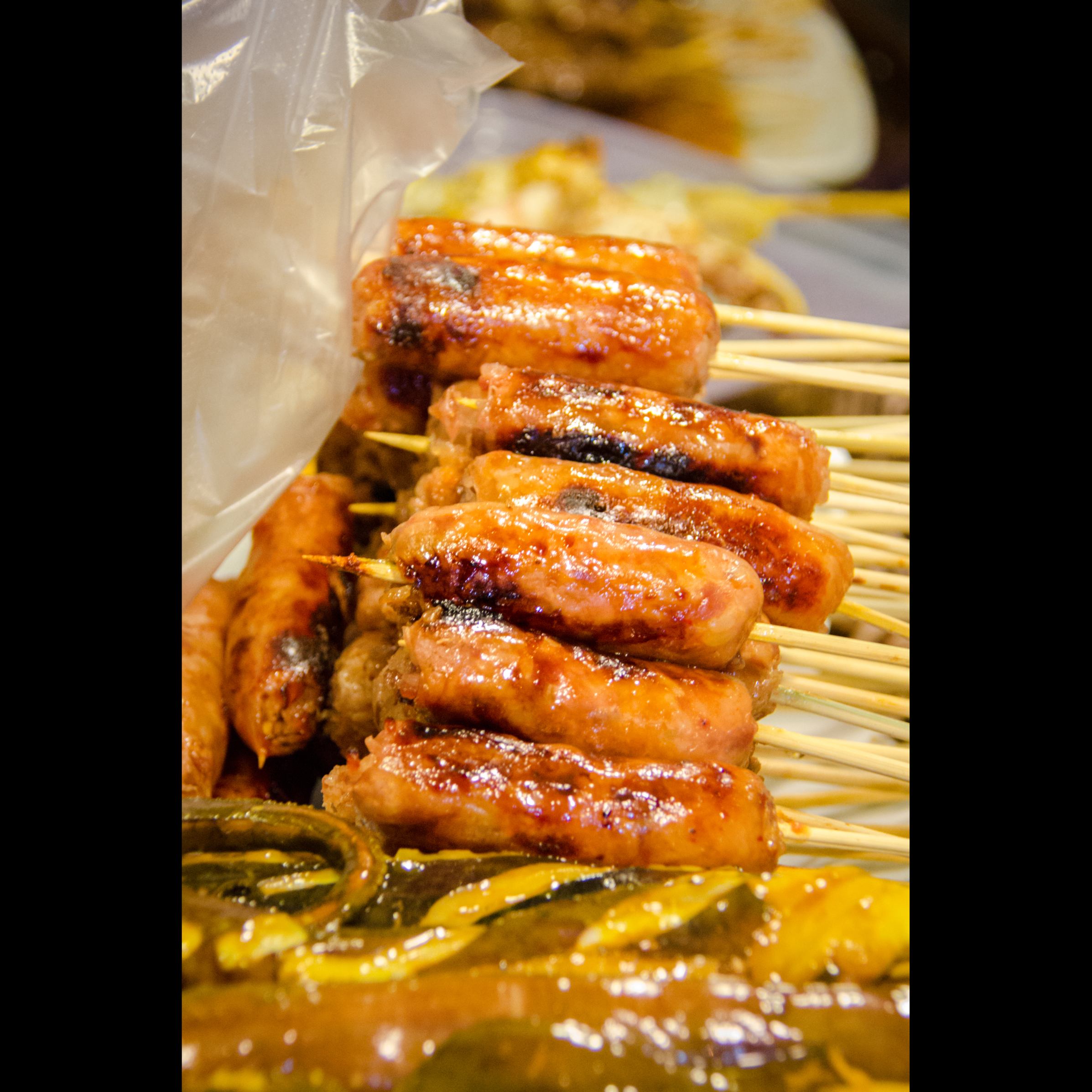 Bangkok Thai Cuisine: Isan Sausages on a Stick