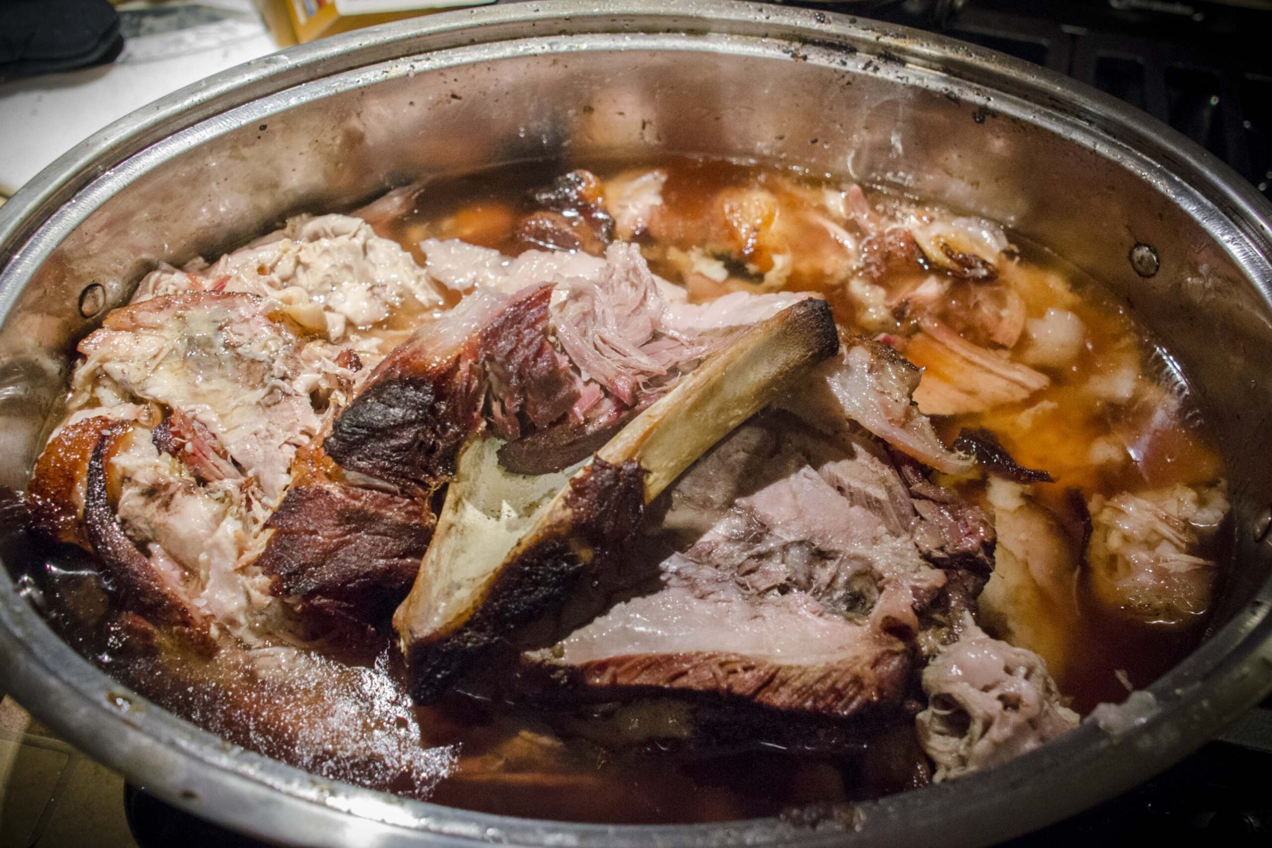 porc effiloché à l'Américaine