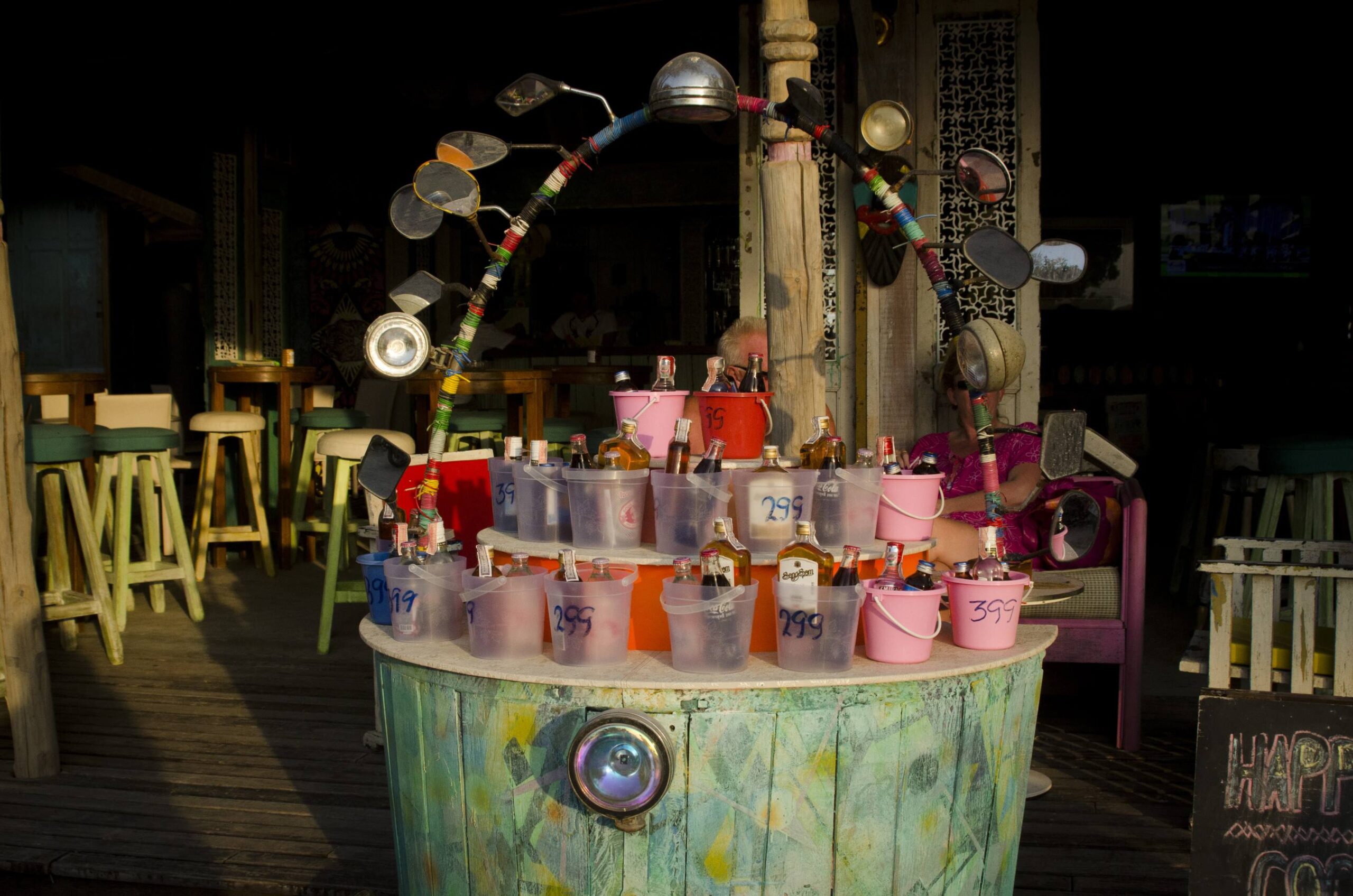 New Years Eve Vacations: The famous buckets on Ko Phangan Island in Thailand