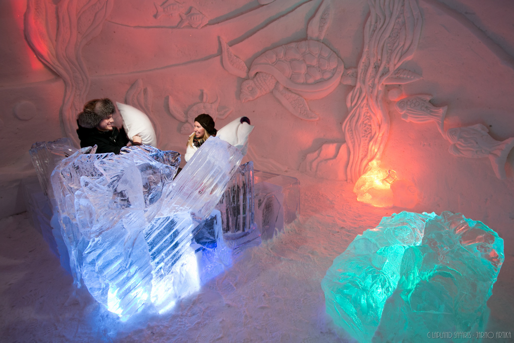 The Lainio Snow Village in Yllasjarvi, Norway
