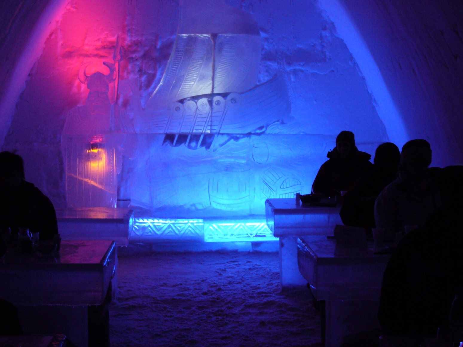 The SnowCastle of Kemi in Finland