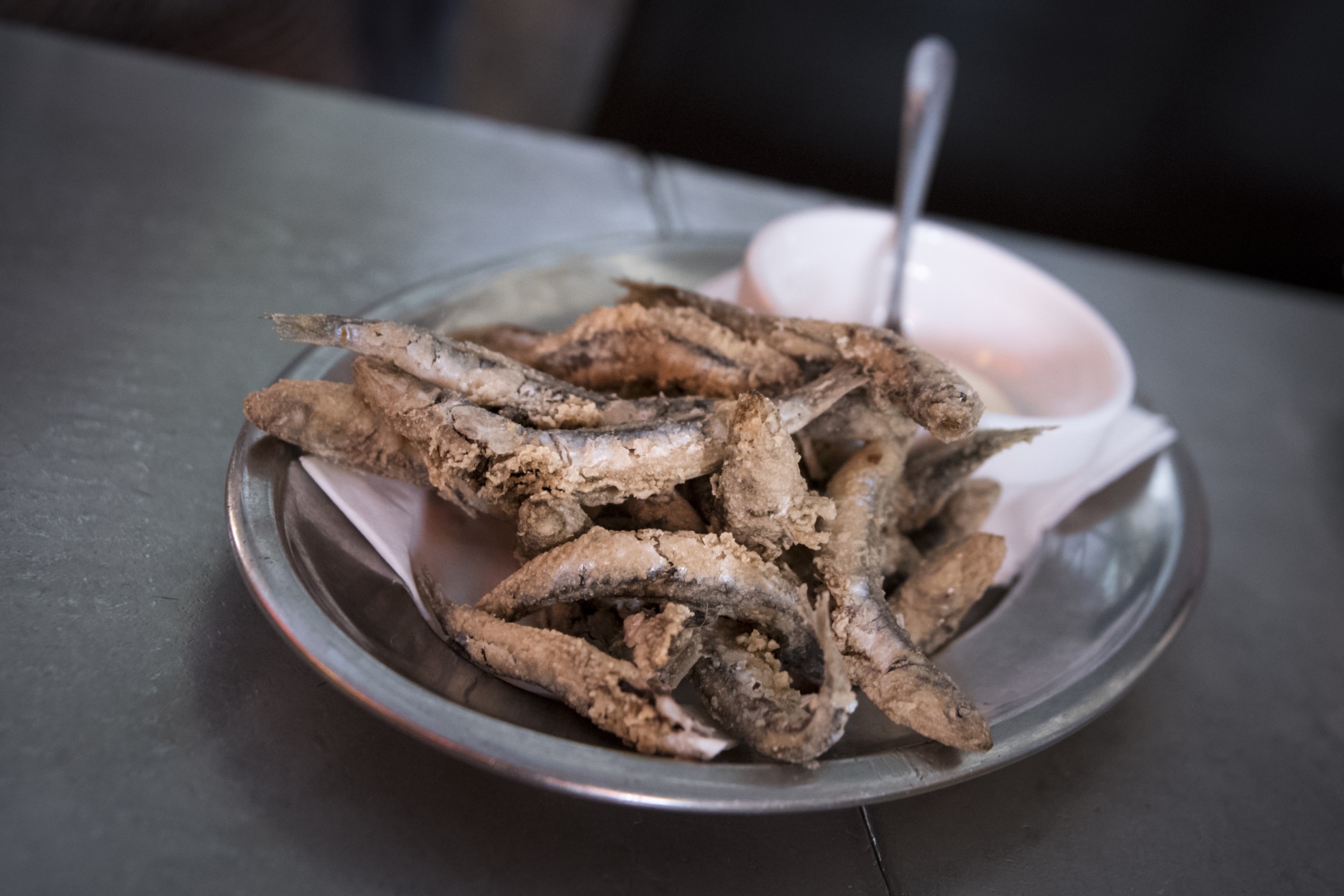 Tapas à Barcelone - Moritz: Anchois frits