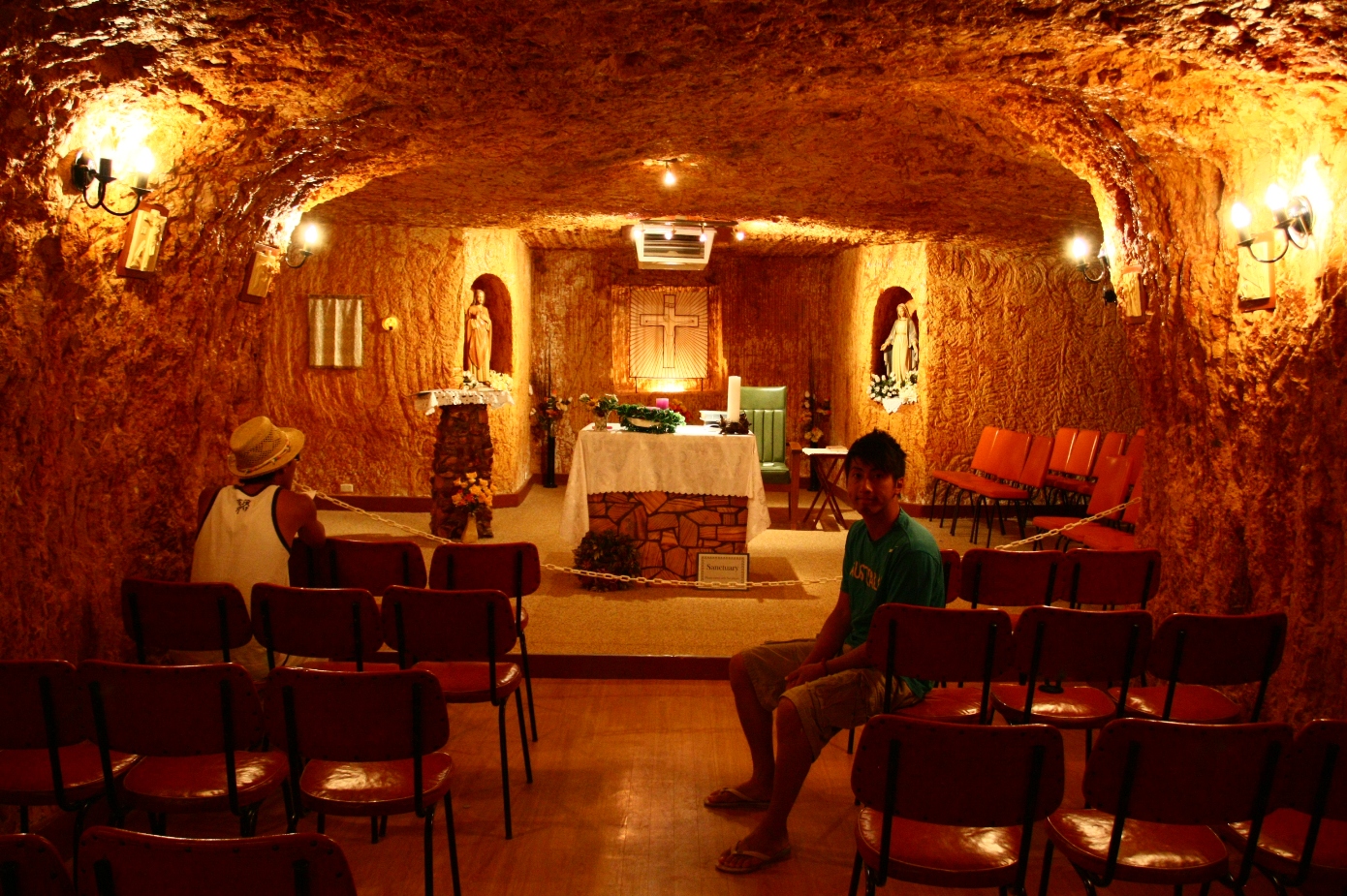 The landscape of Coober Pedy in Australia