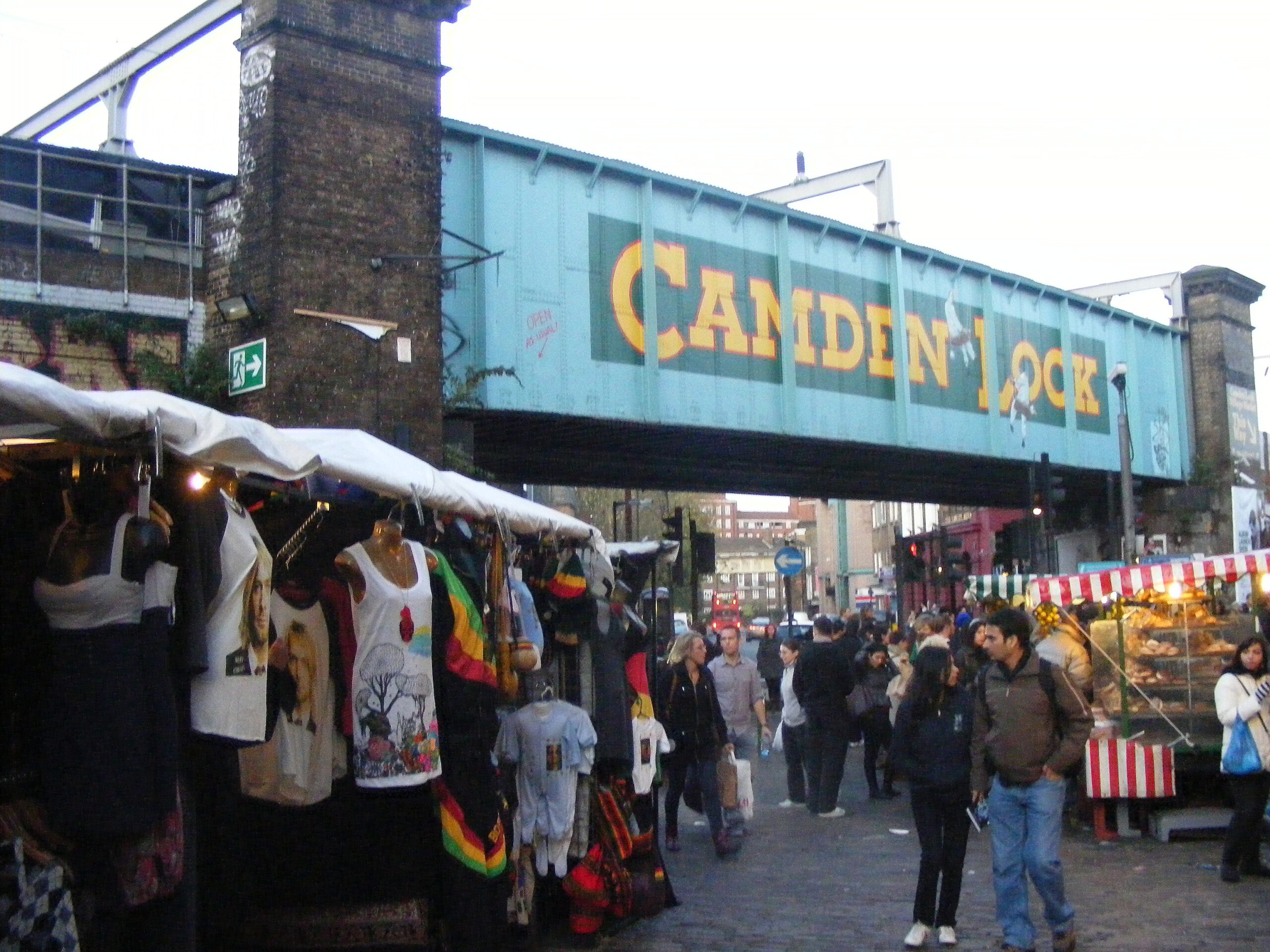 The entrance to the Camden Markets in London