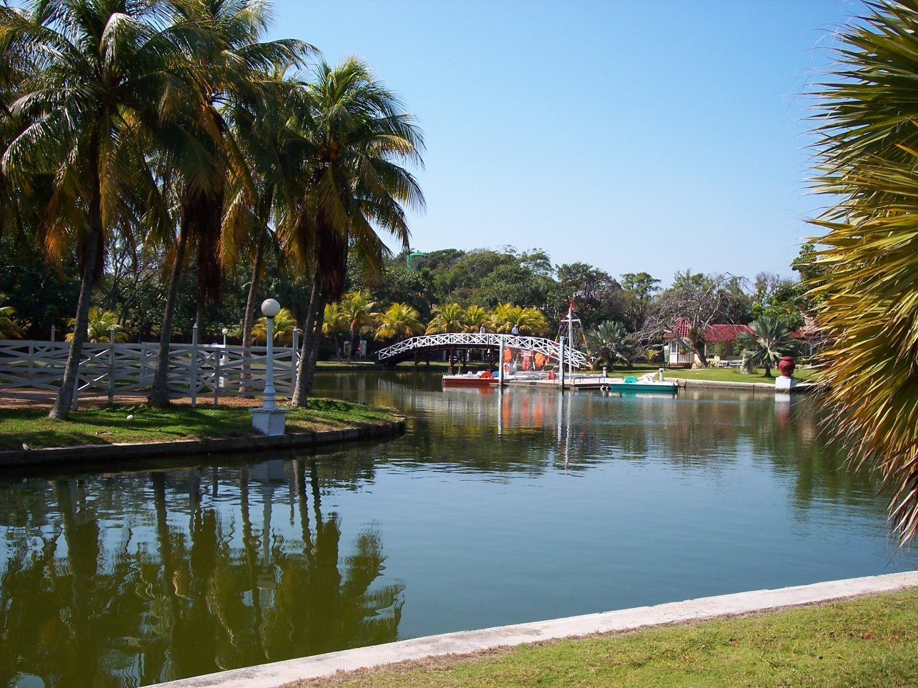 The natural landscape of Parque Josone near Varadero