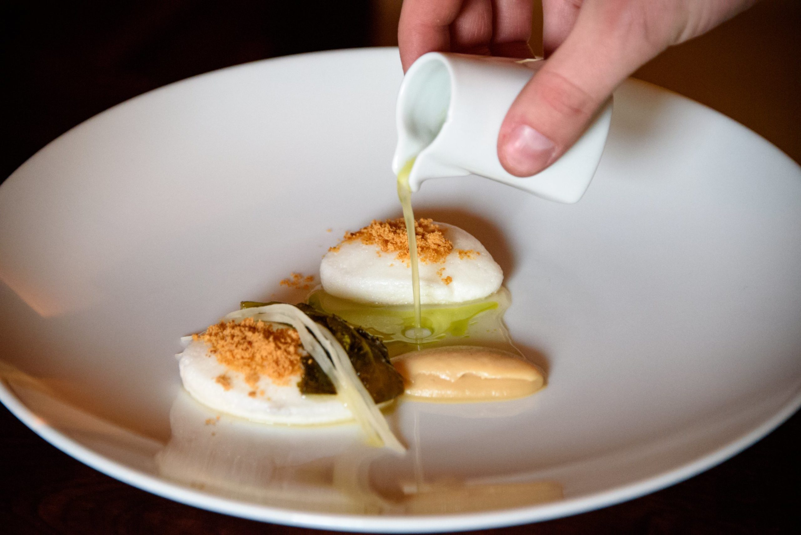 Horváth Restaurant: Légumes racine, blanc d'œuf et chou