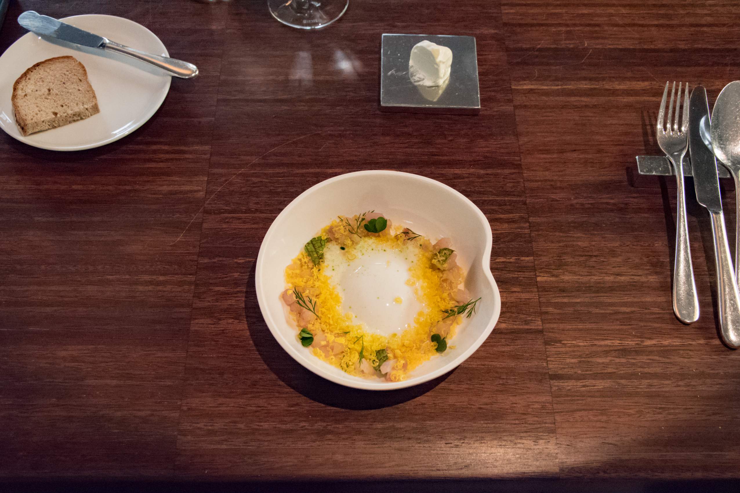 La Dégustation, Prague - Truite et caviar