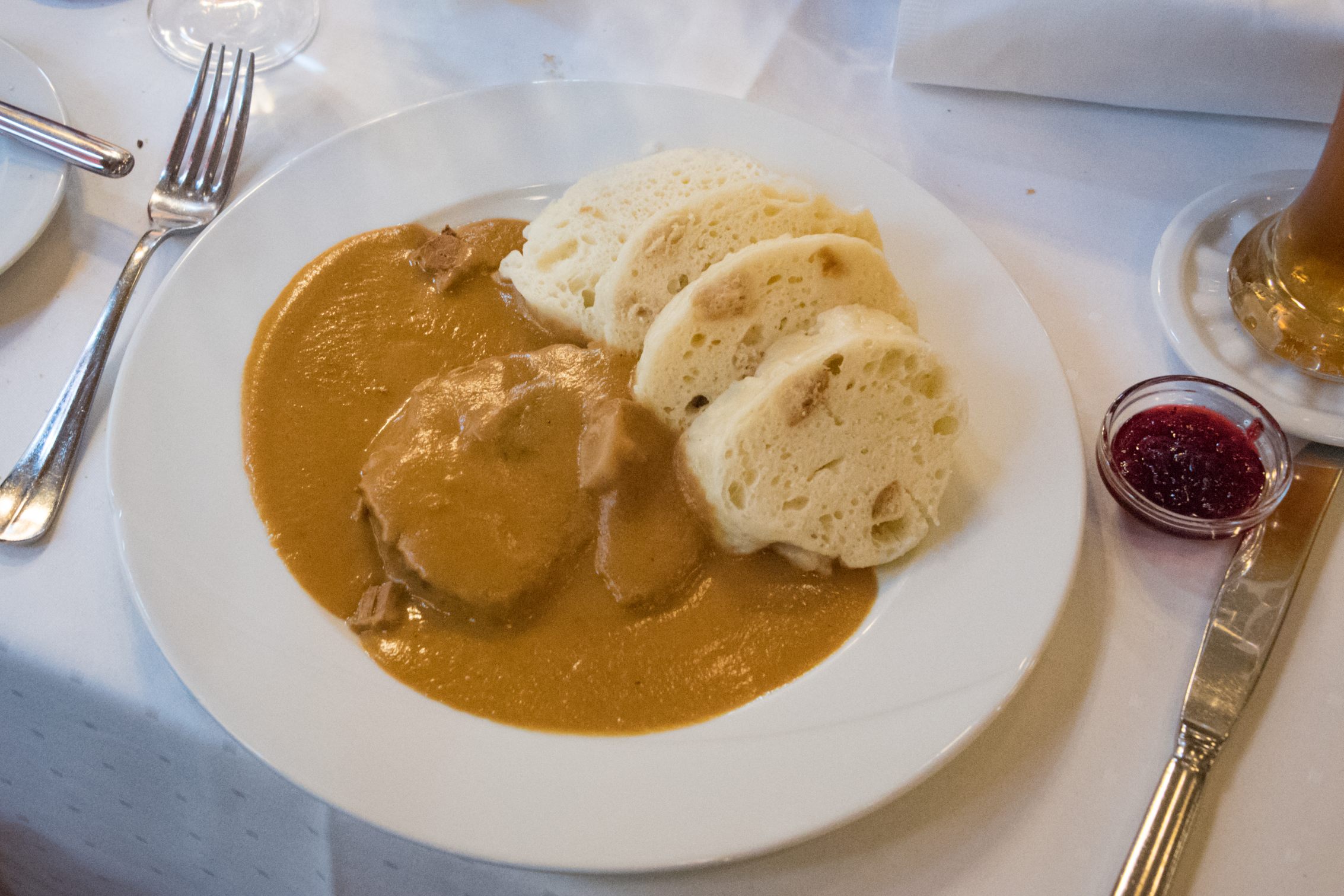 Cafe imperial, Prague - Svíčková