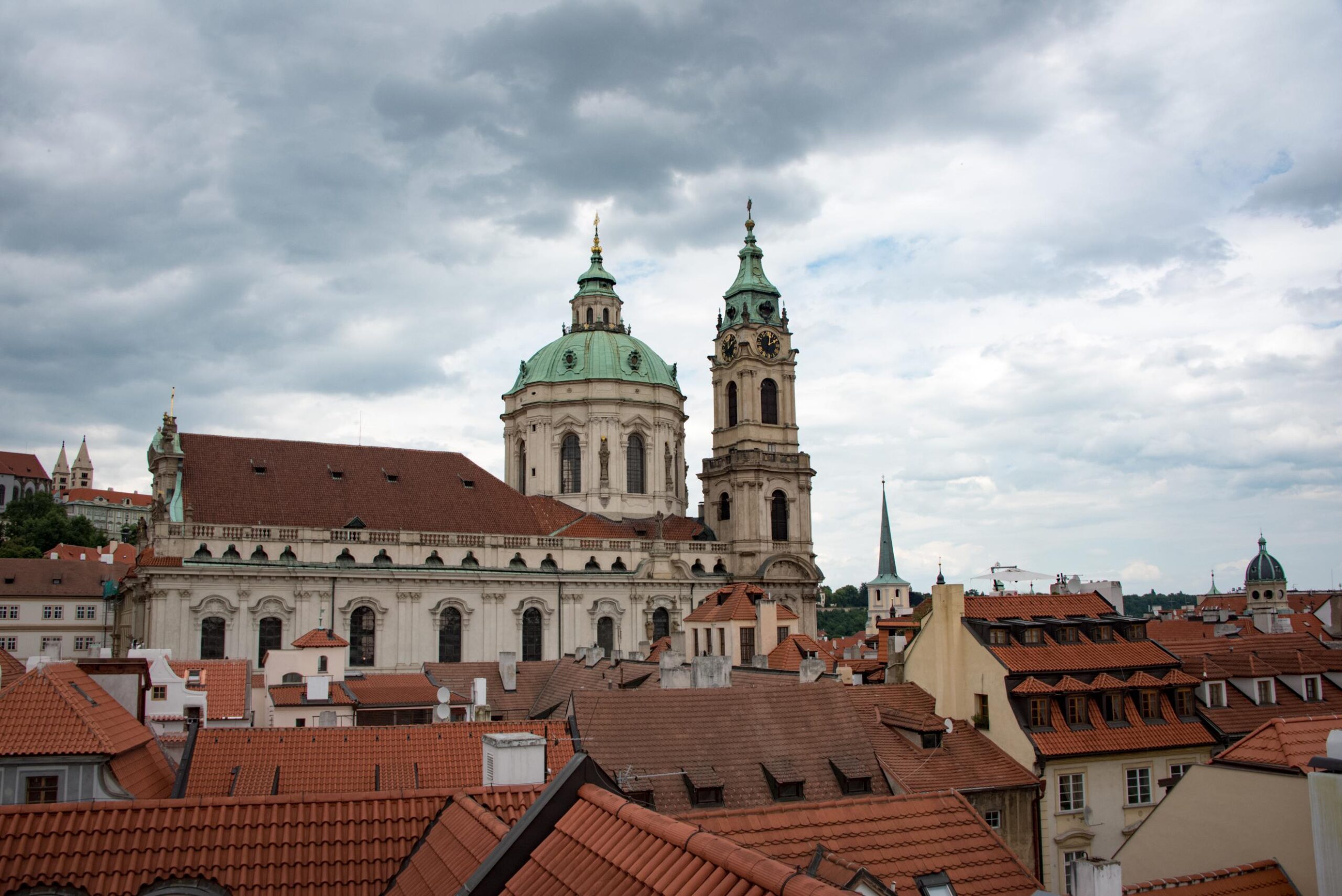 Coda, Prague - La vue de la terrasse du restaurant