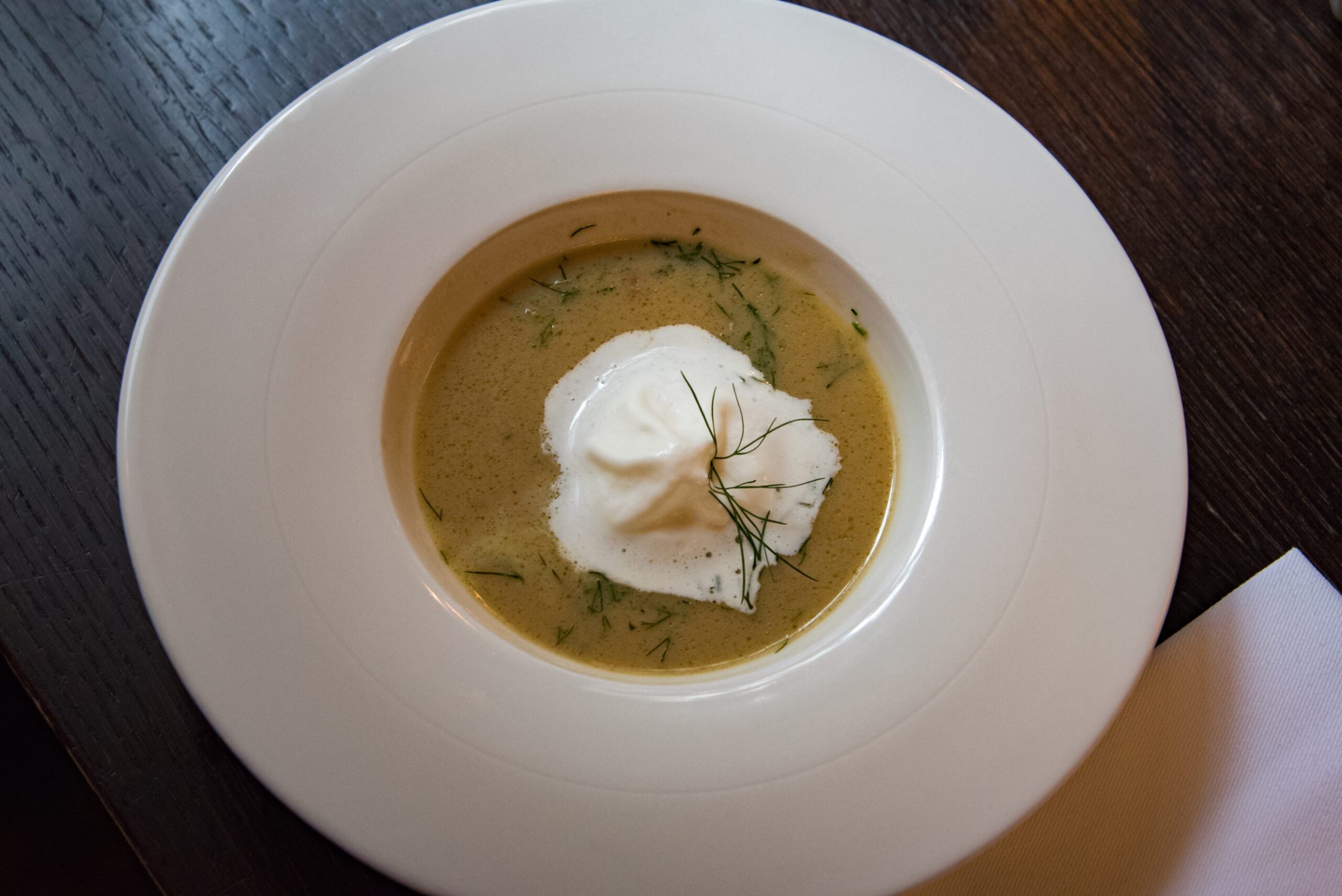V Zátiší, Prague - kulajda, soupe traditionnelle, revisitée