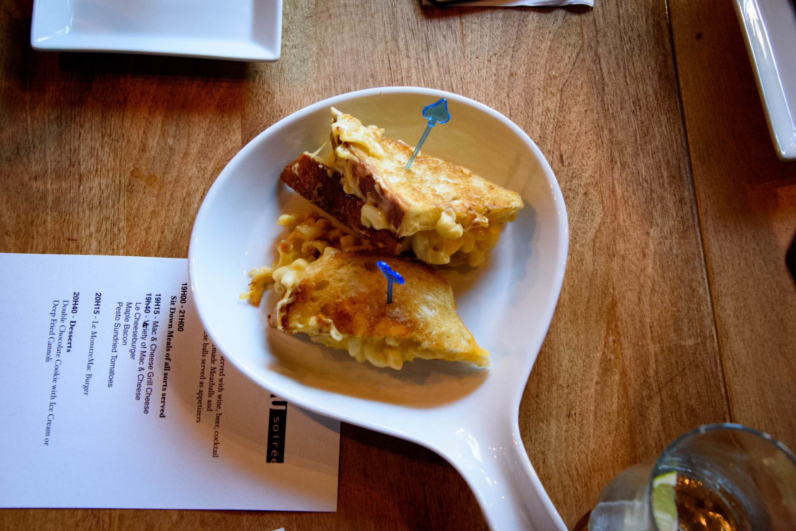 Macbar et fromage - Grilled cheese au mac and cheese