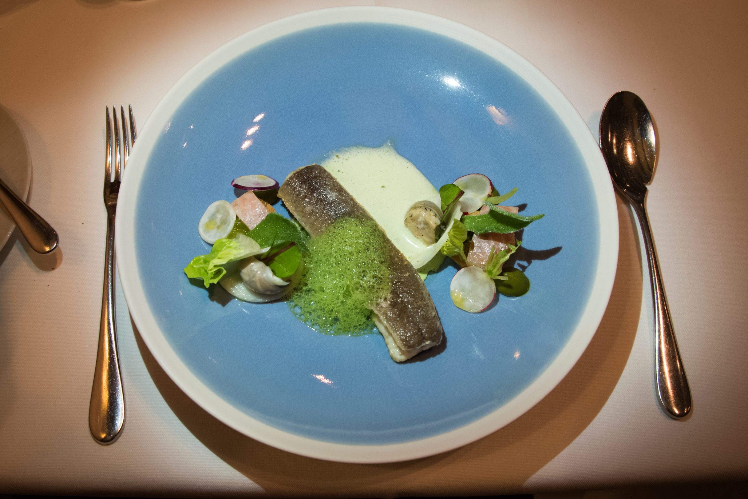 Bistro Margaux, restaurant étoilé, Bruxelles: Anguille au vert
