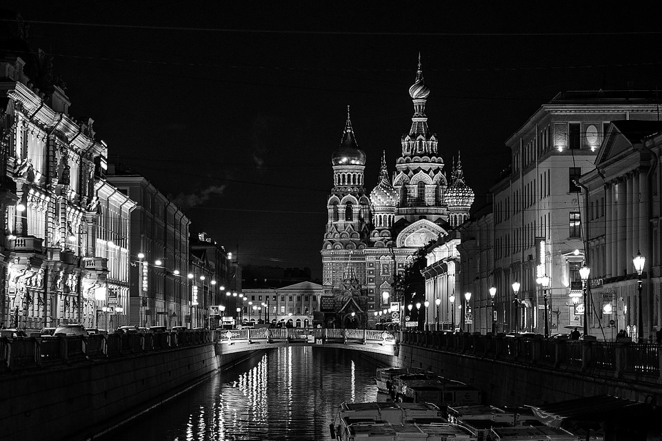 Pays les plus visités - Russie. Ici, Saint-Pétersbourg. Photo libre de droits