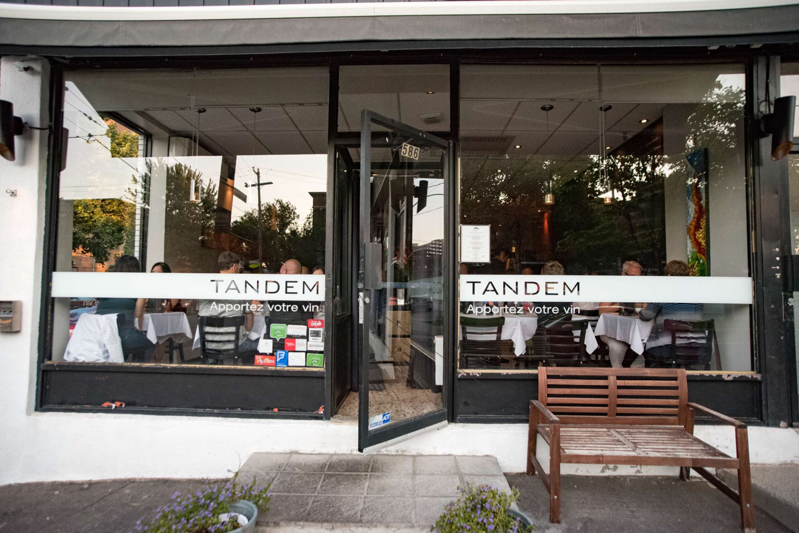 Tandem, restaurant apportez votre vin dans Villeray