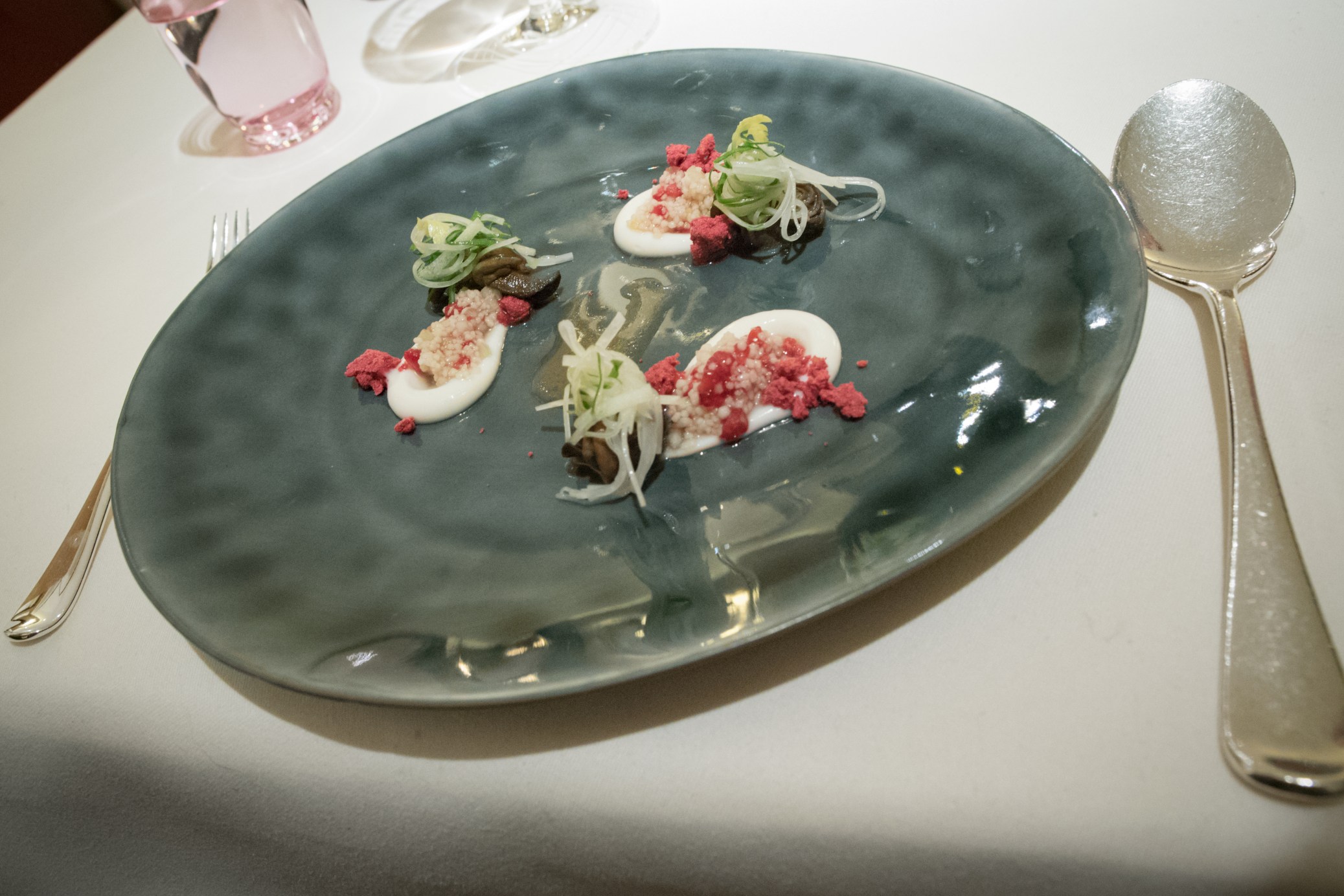 Dallmayr, restaurant à Munich: Escargots aux framboises