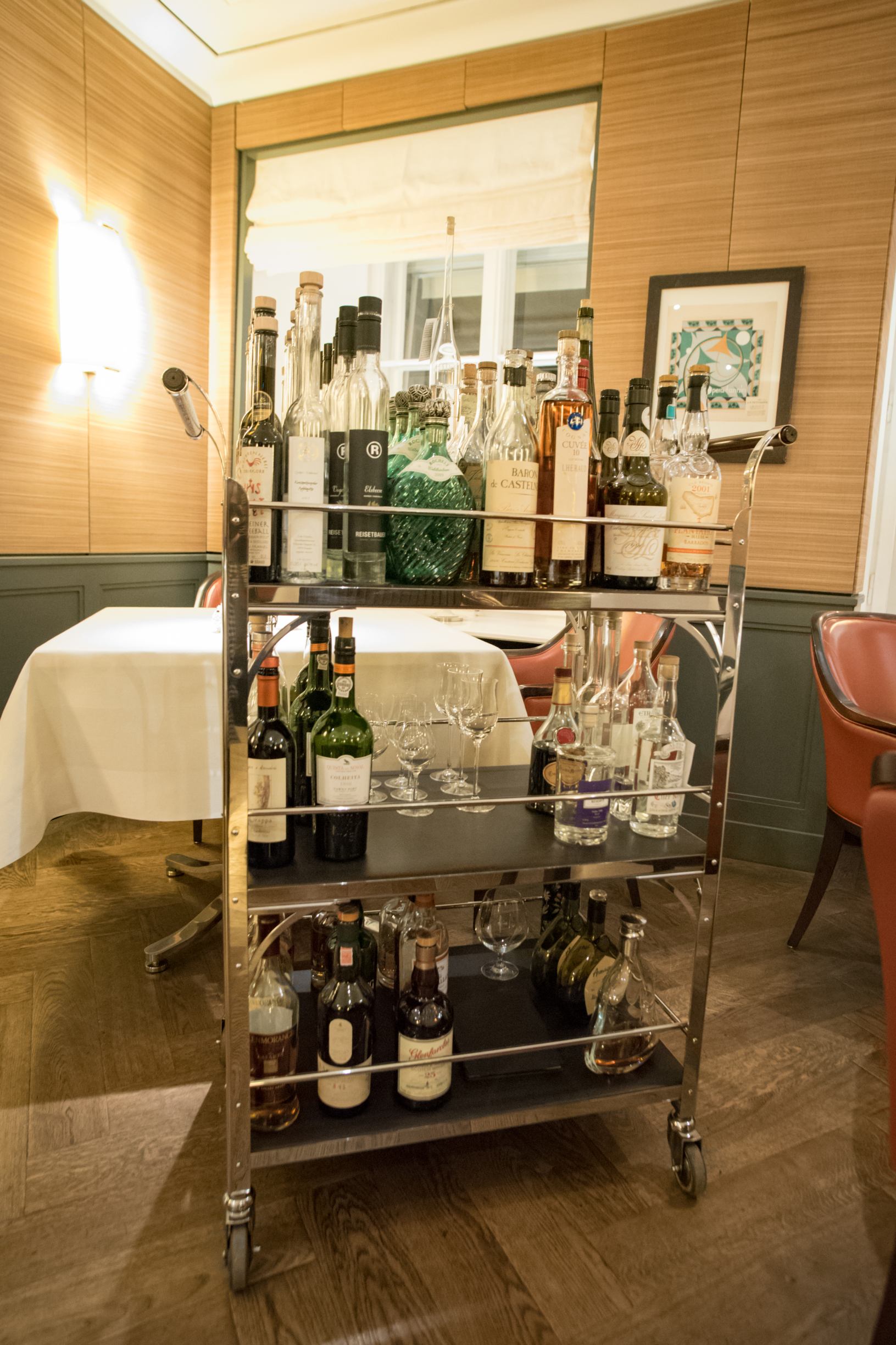 Dallmayr, restaurant à Munich: Le chariot des digestifs
