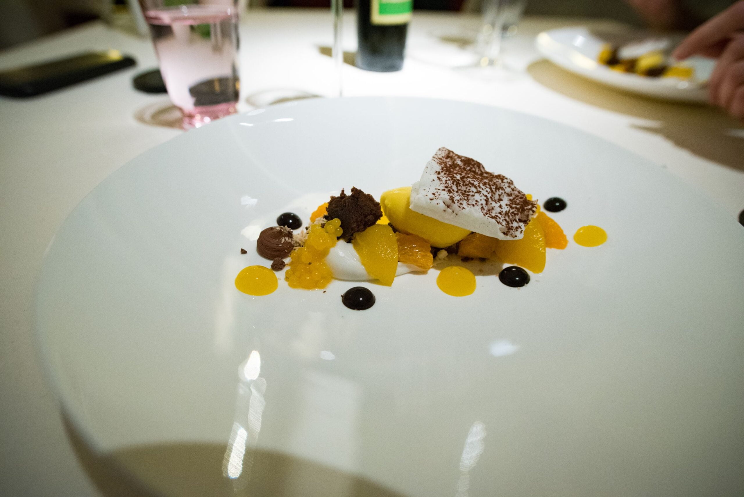 Dallmayr, restaurant à Munich: Le dessert à la tangerine