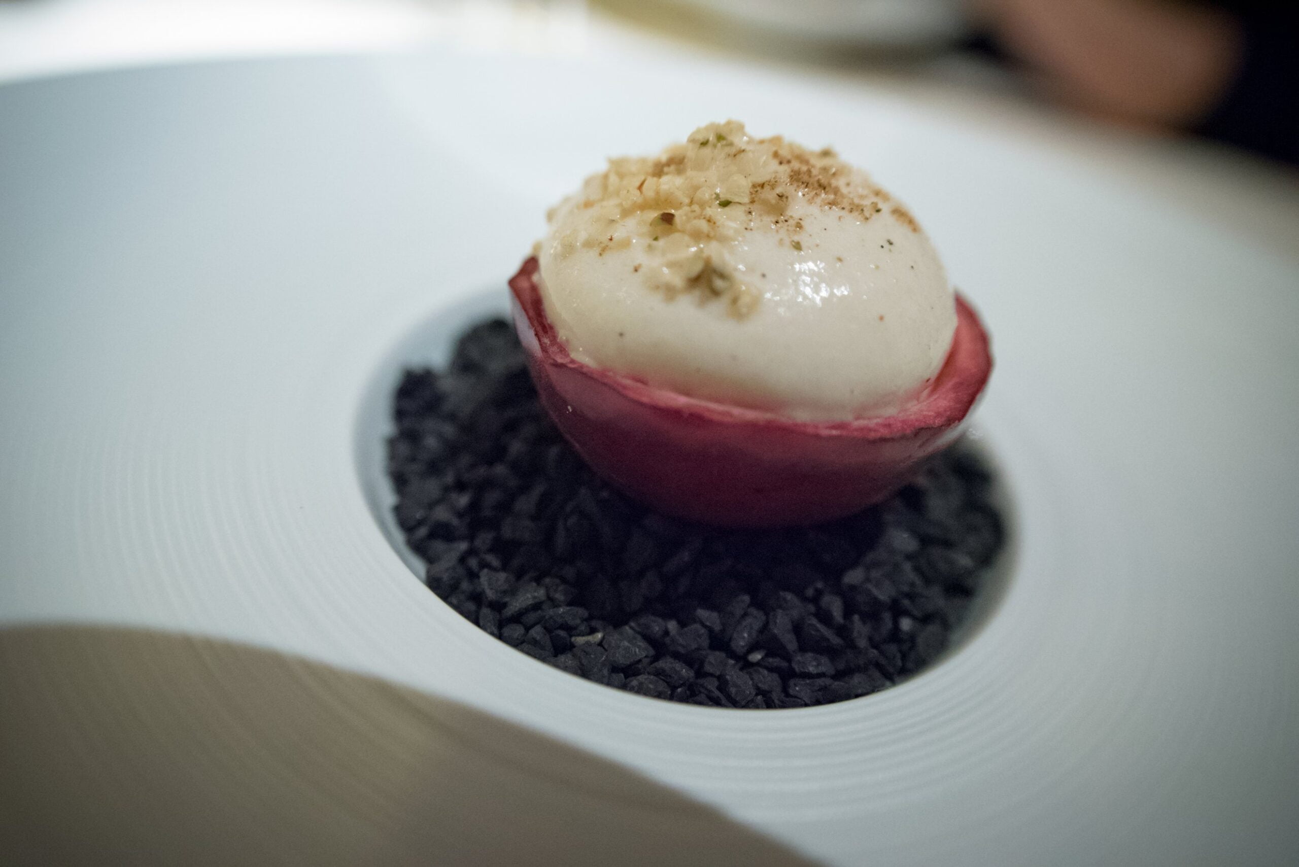 Dallmayr, restaurant à Munich: Fruit de la passion farci