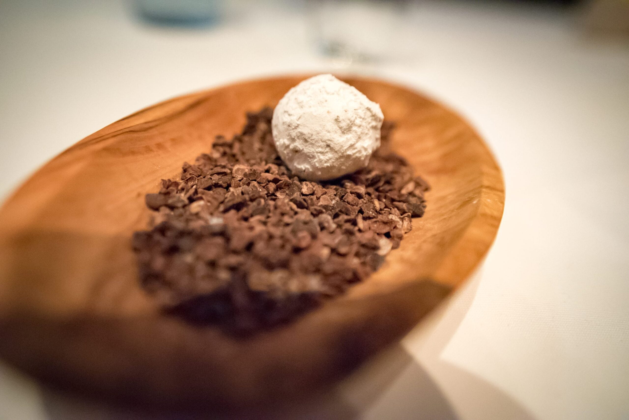 Tian, restaurant végétarien à Munich - Praliné de mangue et de noix de coco