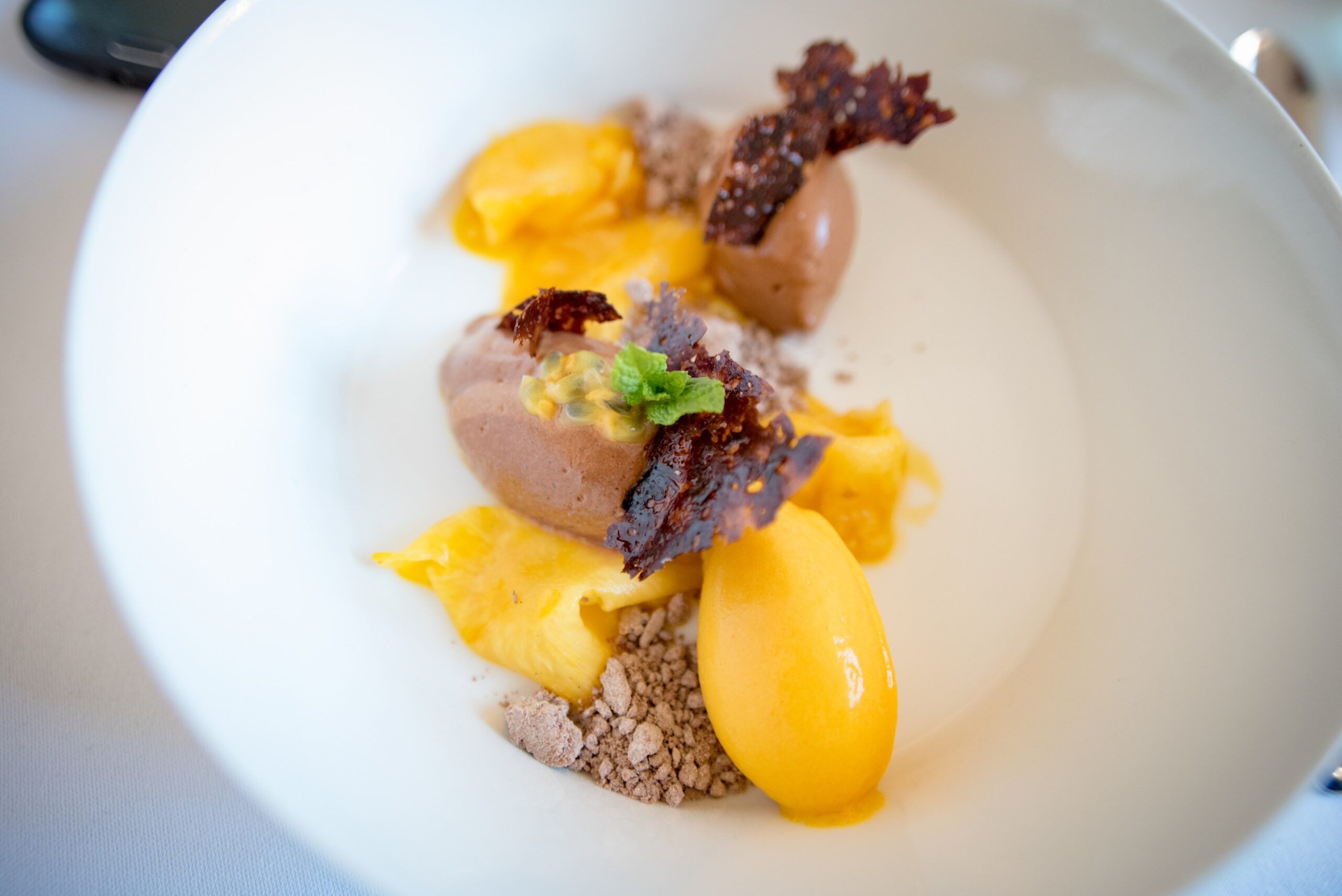 Pageou, restaurant à Munich: Chocolat et mangue