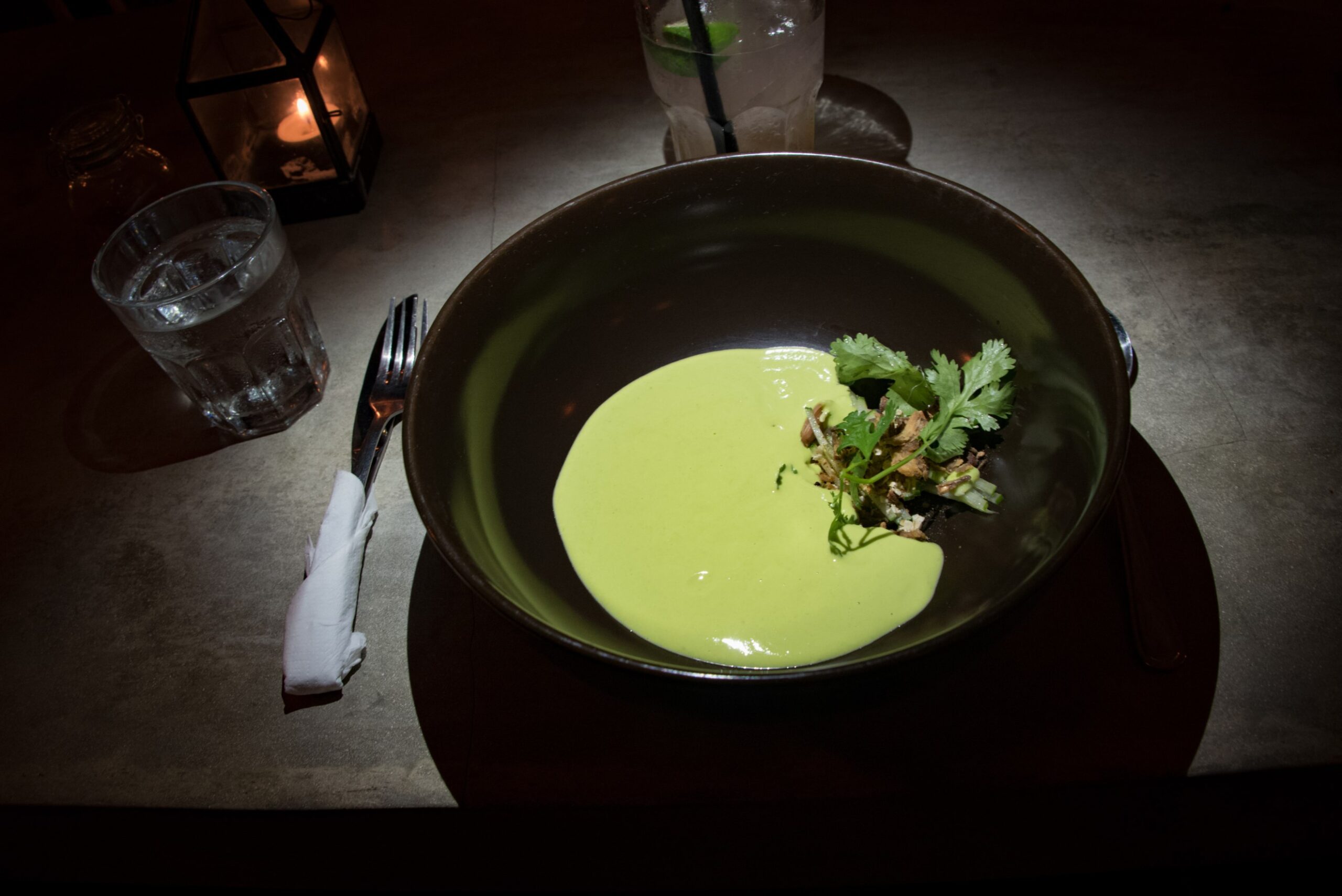 Gypsy, On Top Of All Canggu Restaurants - Pea Gazpacho