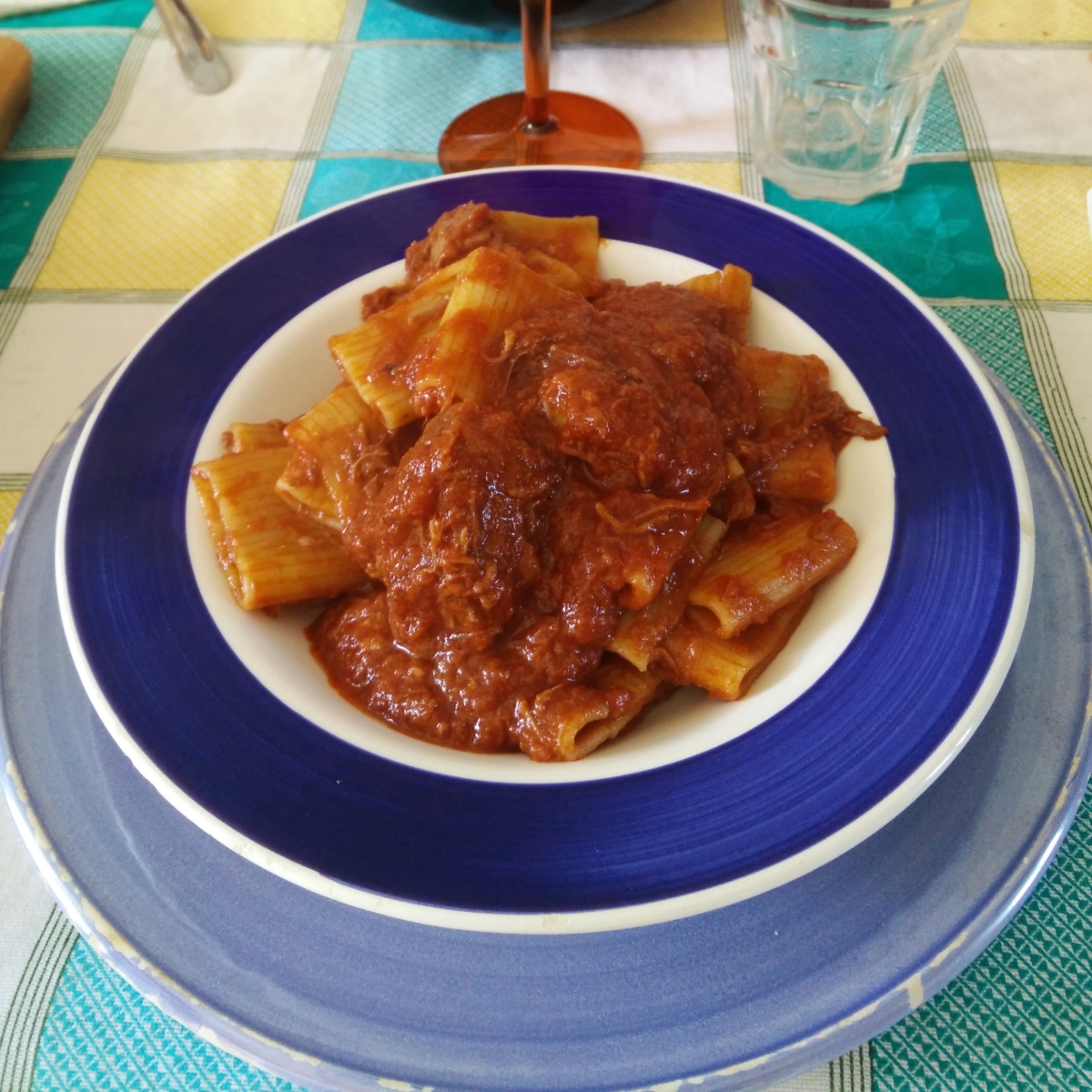 A rich meat sauce known as Ragu Napoletano