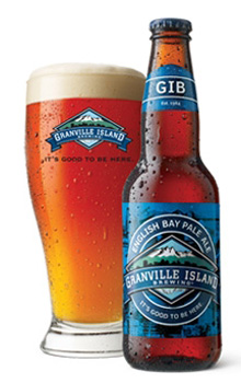 A beer from the Granville Island Brewing company
