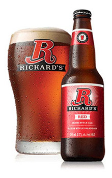 A serving of Rickard's beer