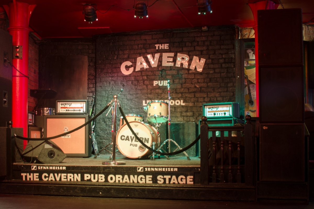 Beatles Attractions in Liverpool - The stage at The Cavern