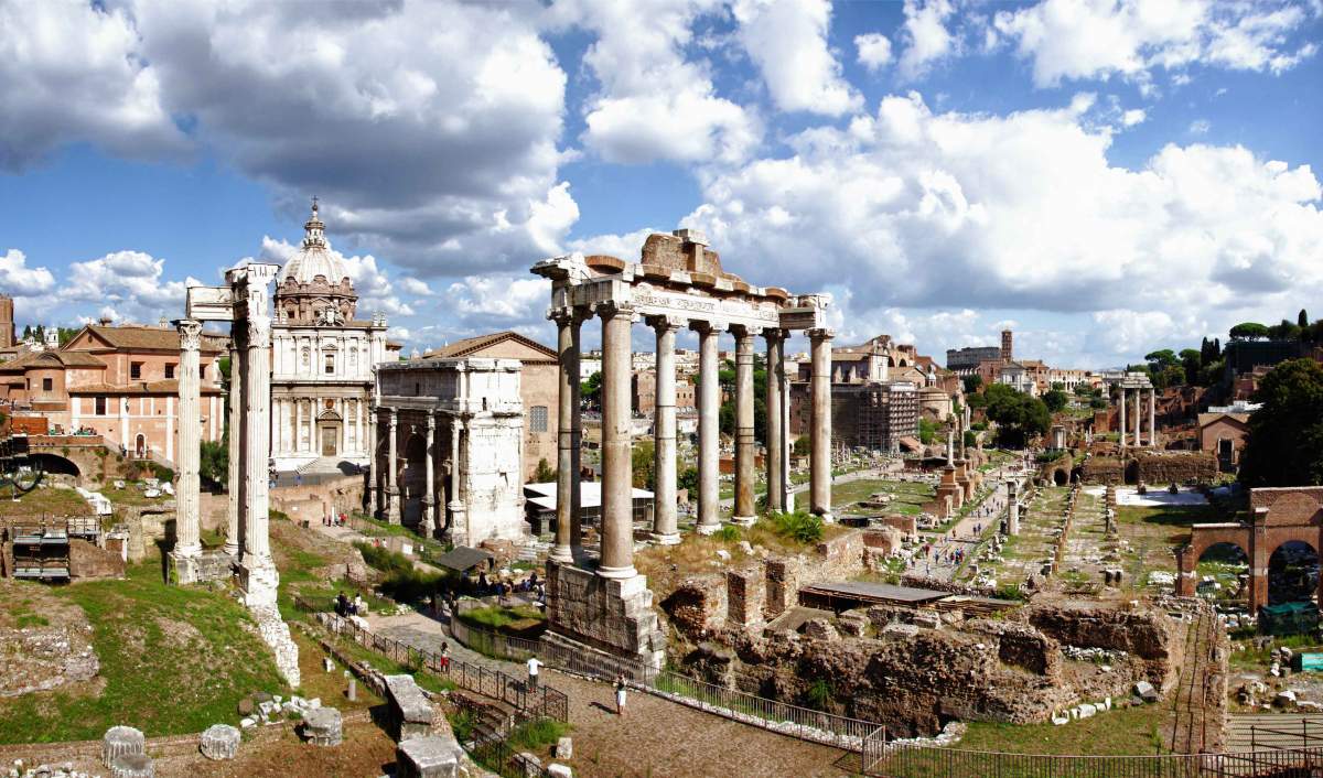 Ruins of the ancient Roman Forum