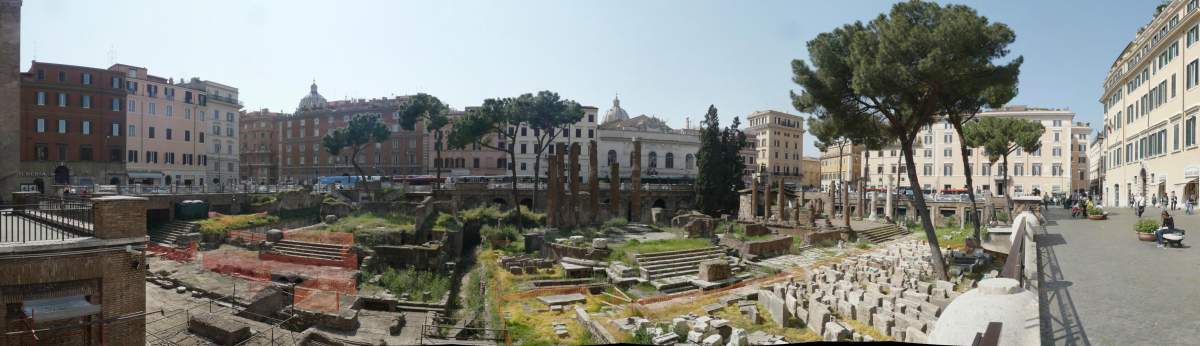 The Largo di Torre area in Rome Italy