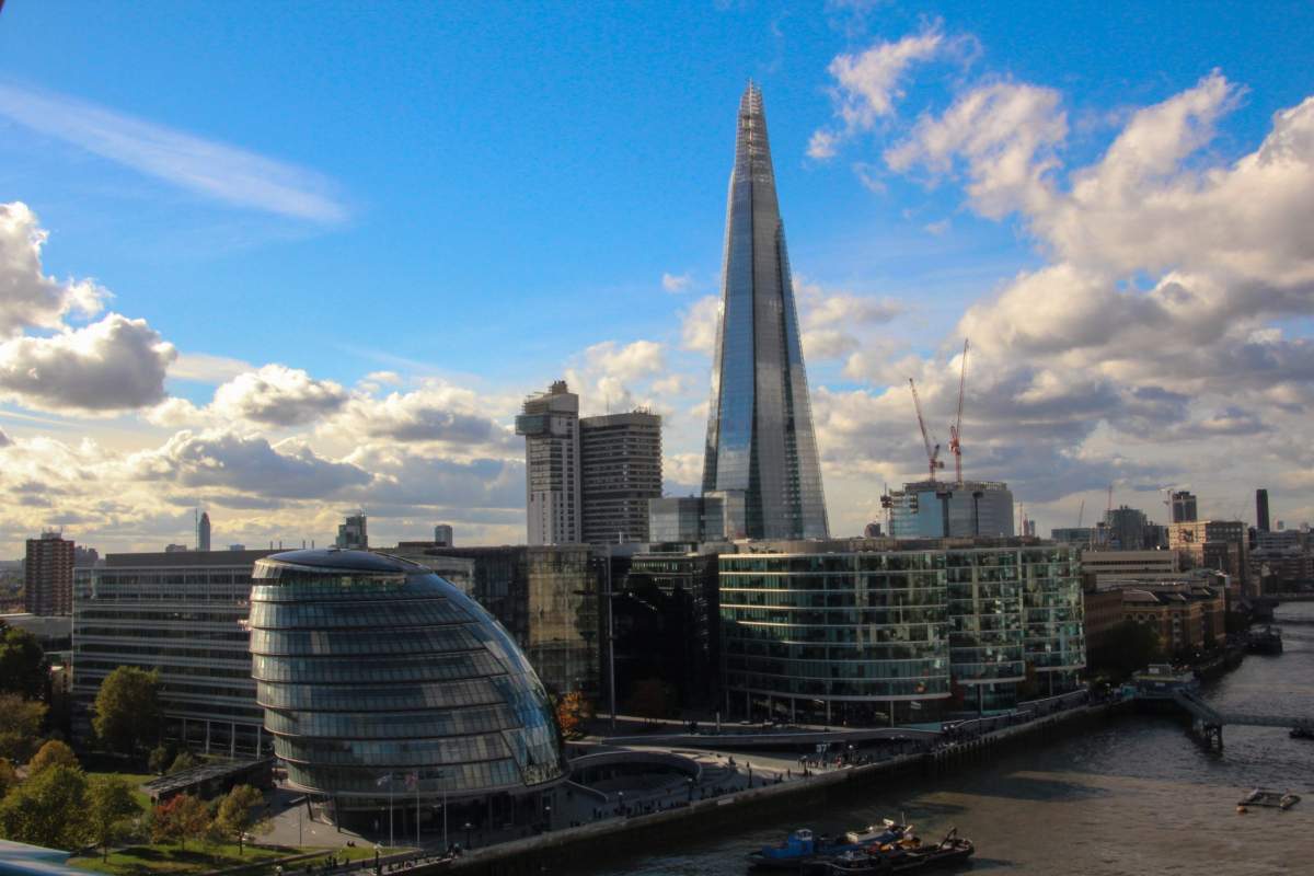 The Shard skyscraper building in London