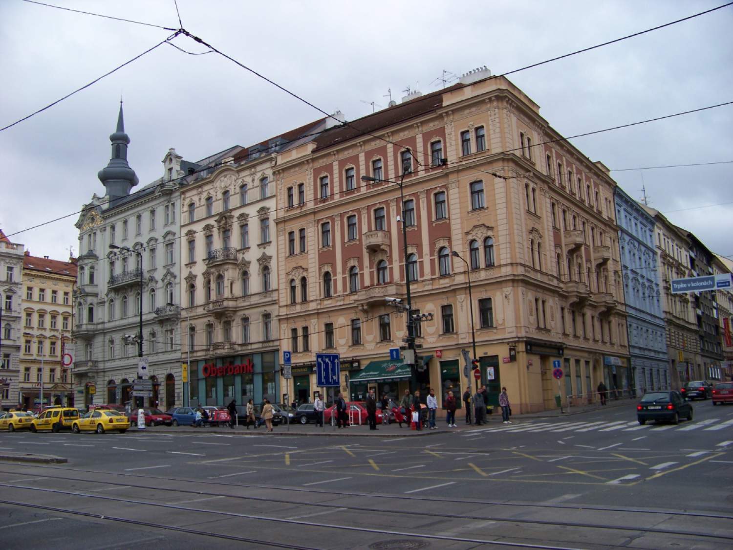 The IP Pavlova public square area in Prague