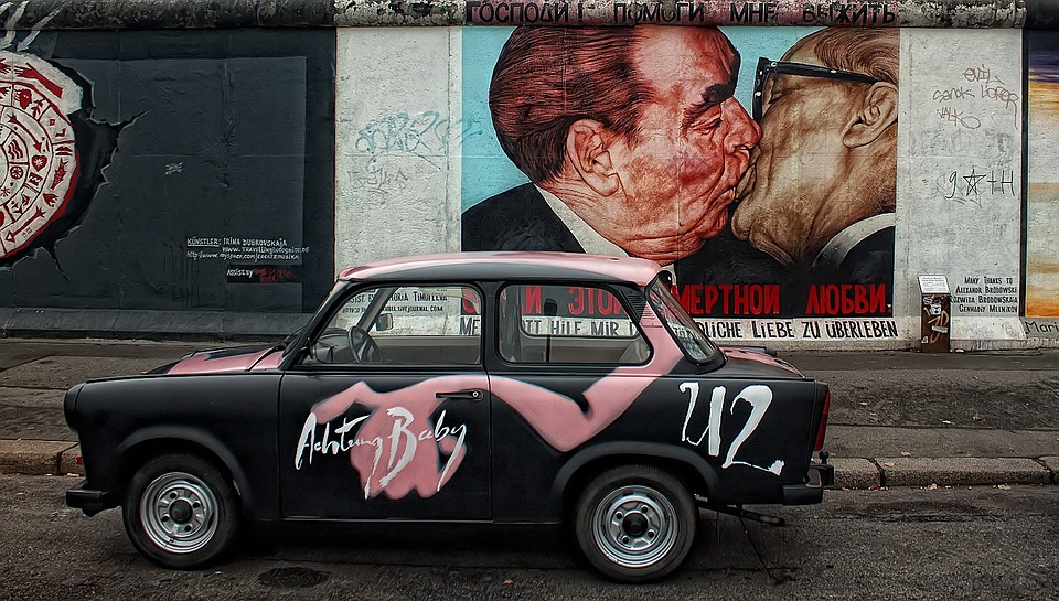 A view of the East Side area in Berlin