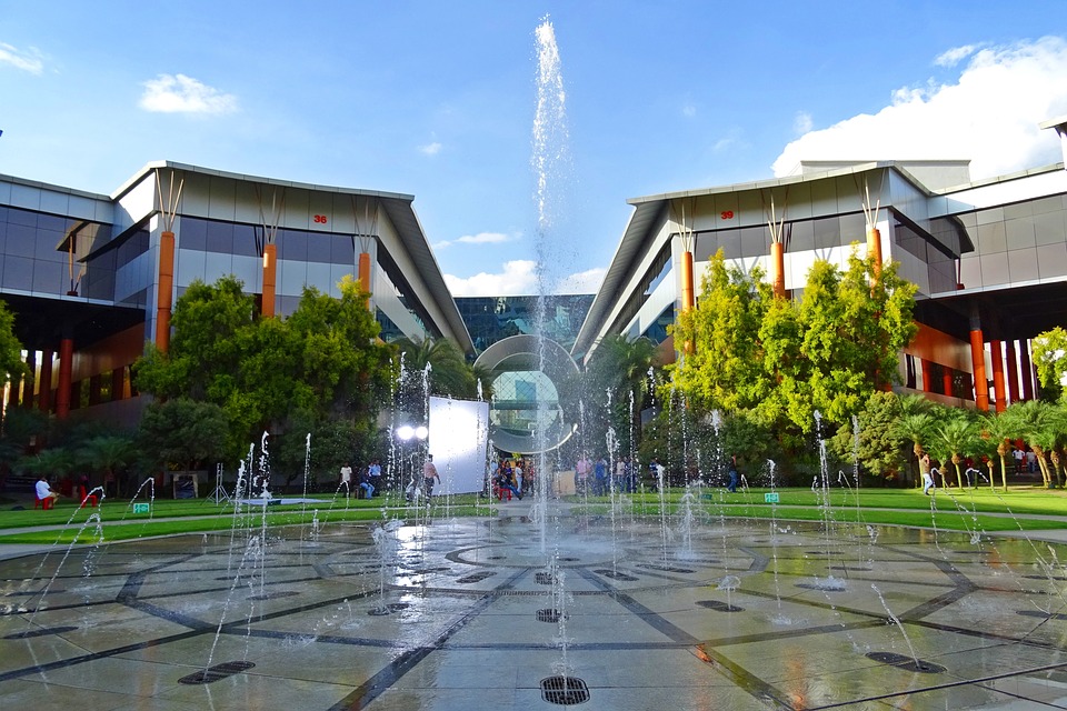 Modern architectural structures in Bangalore