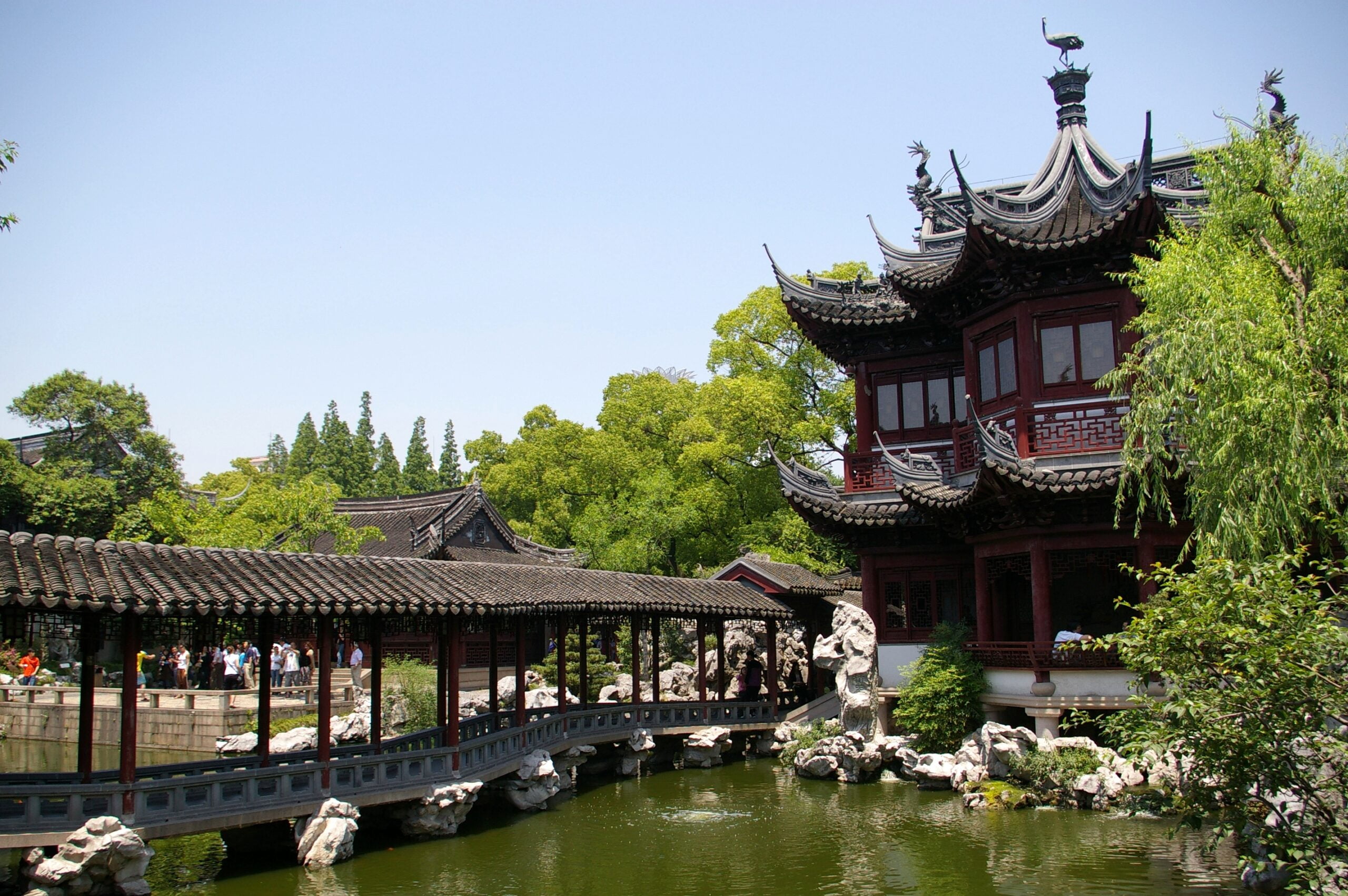 The Yuyuan Garden in Shanghai
