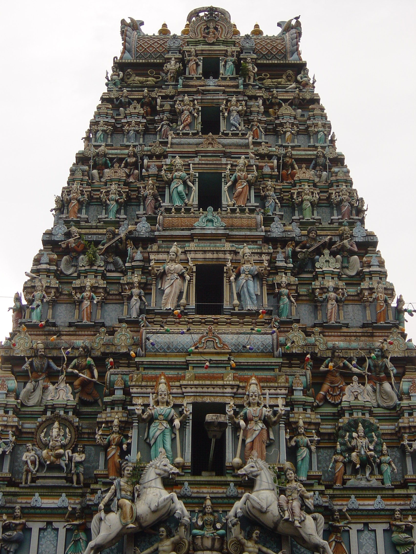 A Hindu temple in Kuala Lumpur