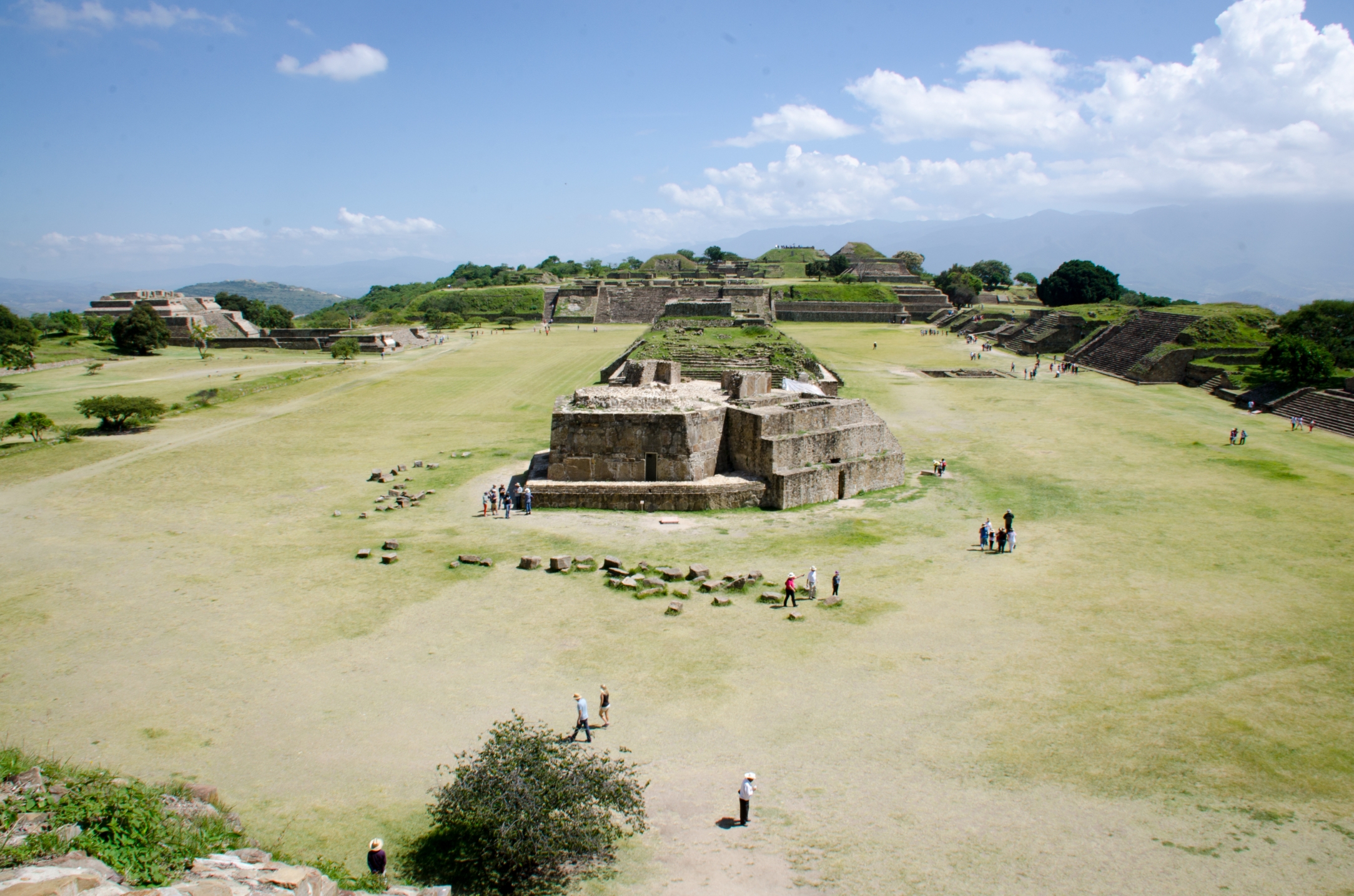 The archaeological site of Monte Alban
