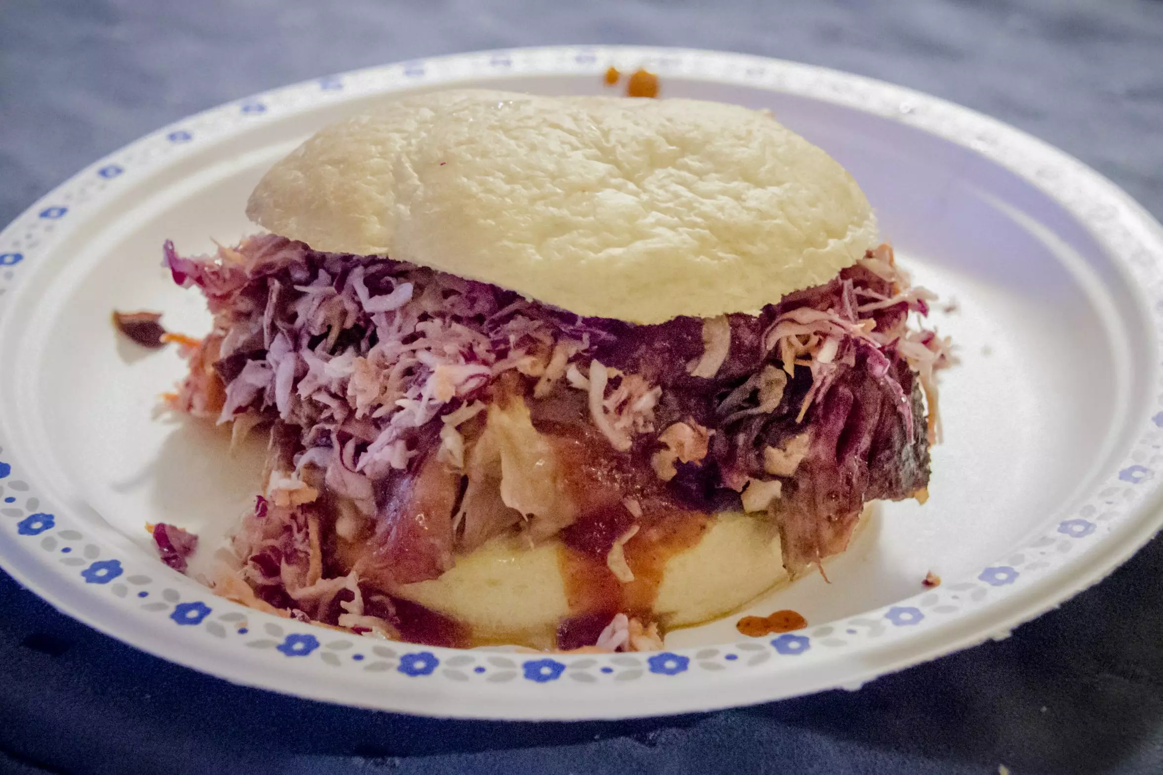 Serving of homemade pulled pork