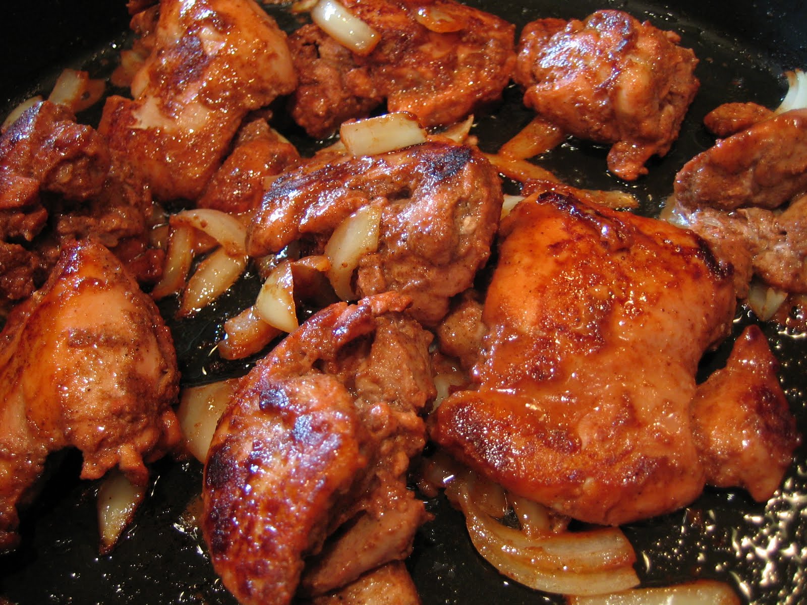 Roasted Tandoori chicken pieces
