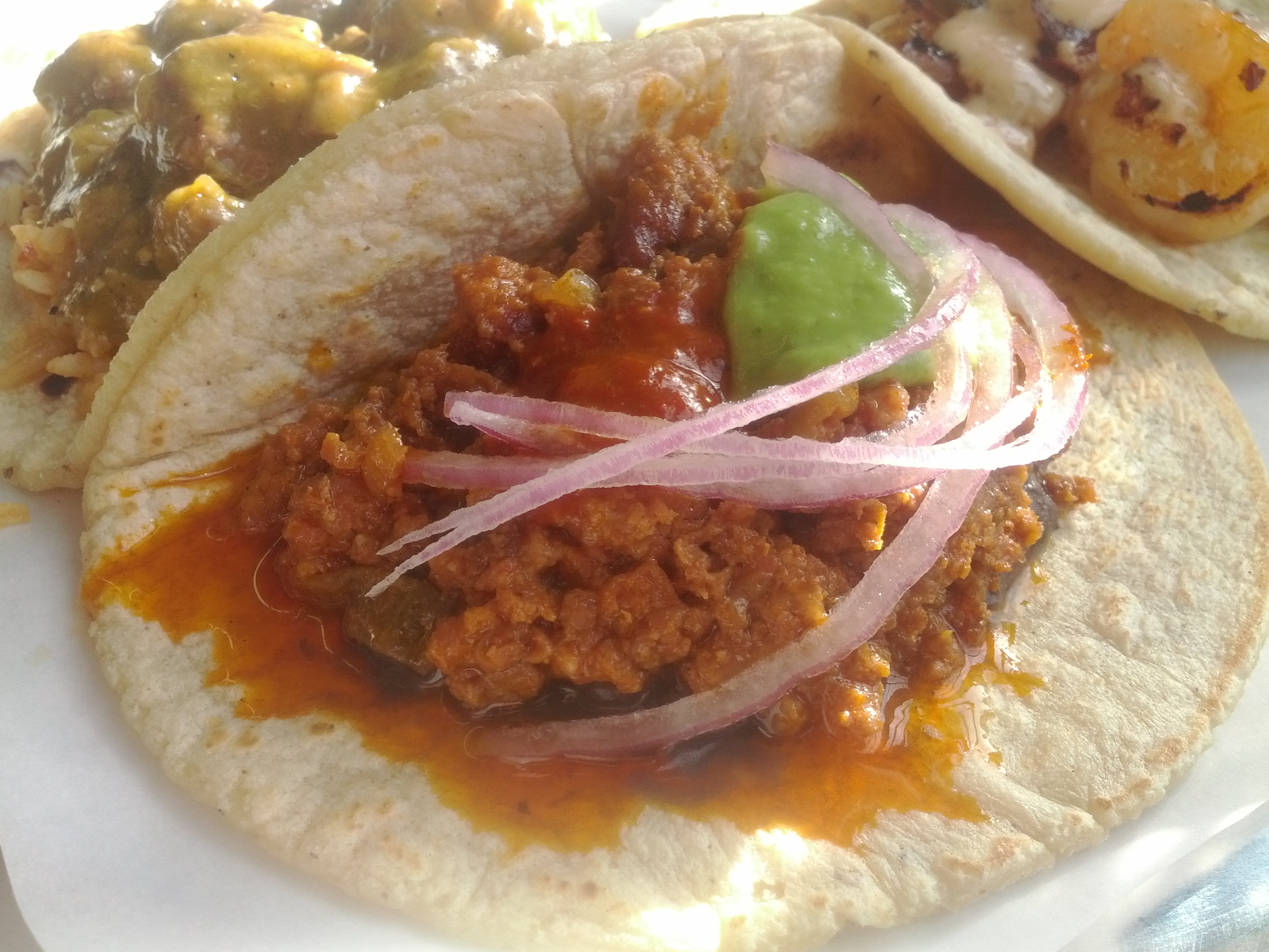 Tacos de chorizo