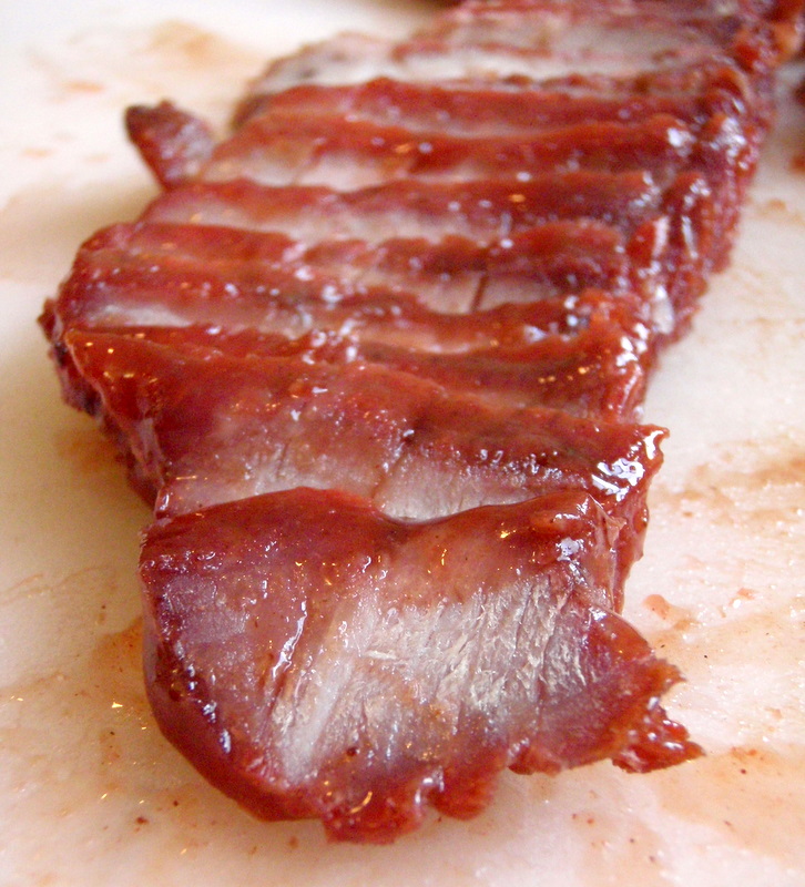 Roasted marinated pork