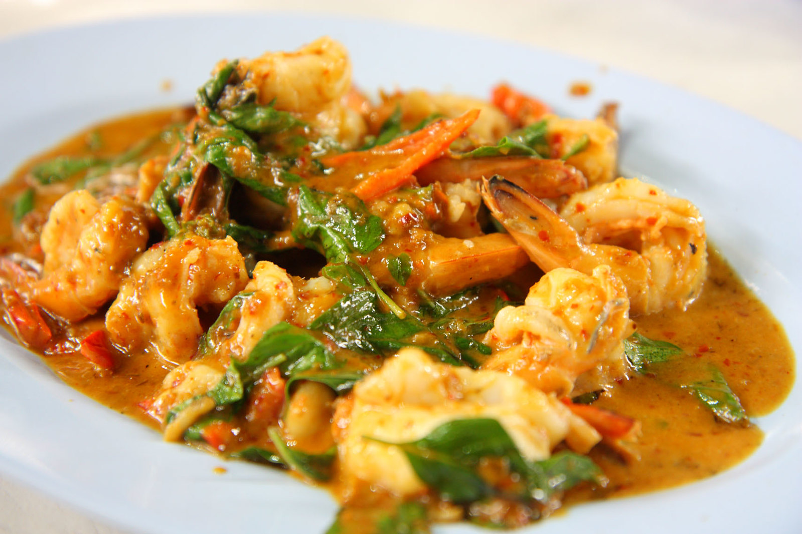 Prawns with Coconut Curry Sauce - photo by Lummmy under CC BY-ND 2.0