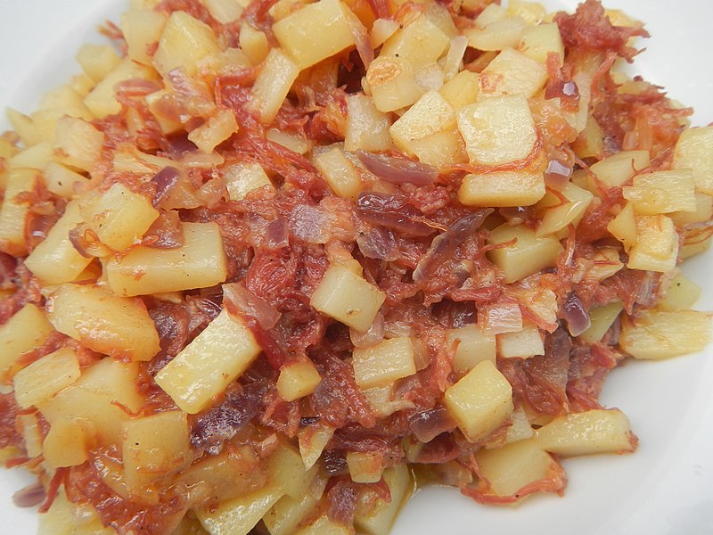 Corned Beef Hash - photo by Judgefloro under CC-Zero