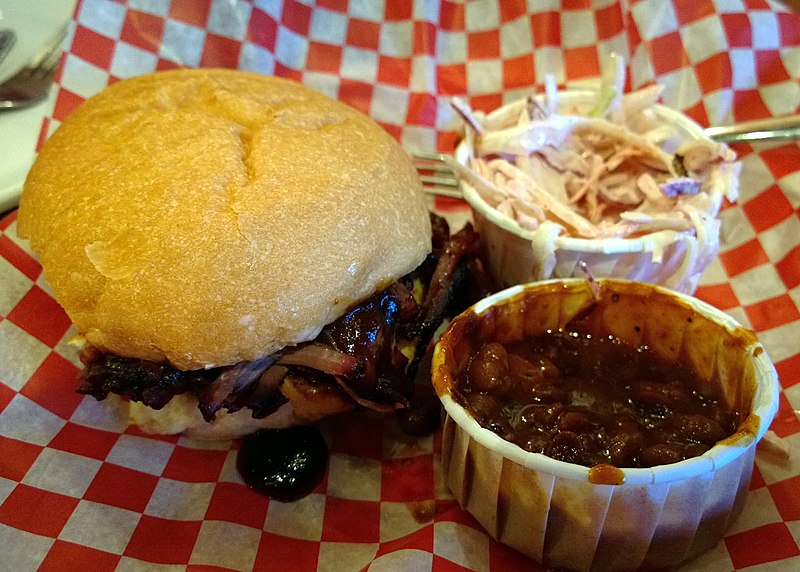 Anthony Bourdain Kansas City - Beef brisket sandwich - photo by Ruth Hartnup under CC-BY-2.0