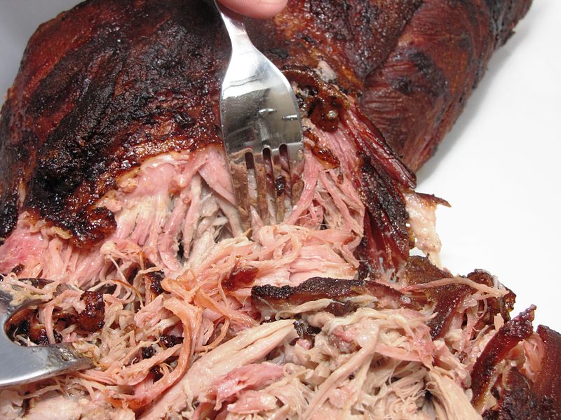Pulled pork - photo by Thogru under CC-BY-SA-3.0